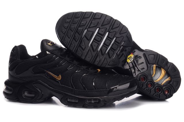 Mens Nike Air Max TN 2010 Black Gold Shoes